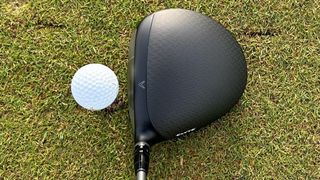 Photo of the address position of the Callaway Elyte X Driver