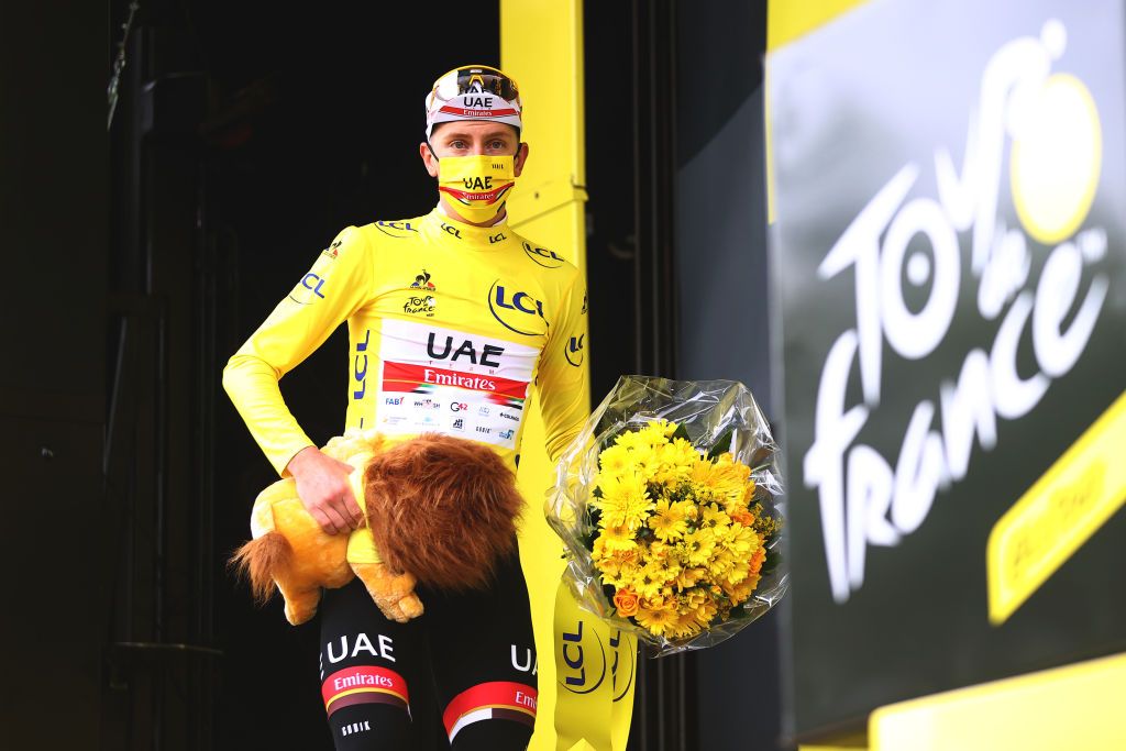 Tadej Pogačar (UAE Team Emirates) remains in yellow after stage 16 of the Tour de France