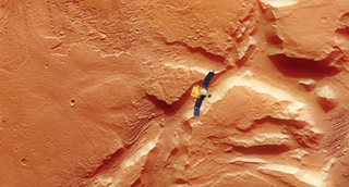Artist's Depiction of NASA's MAVEN Mars 