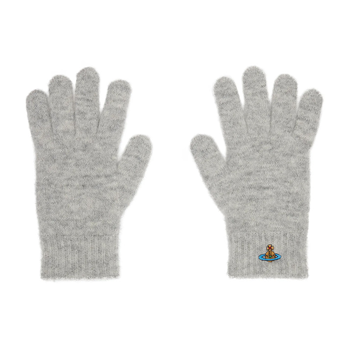 Vivienne Westwood, Gray Fluffy Gloves