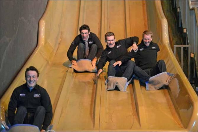 The Lotto riders take some time off in the off-season