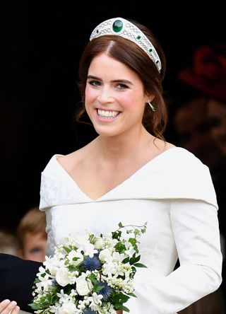 Princess Eugenie on her wedding day