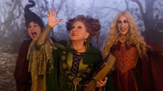 The Sanderson Sisters in Hocus Pocus 2.