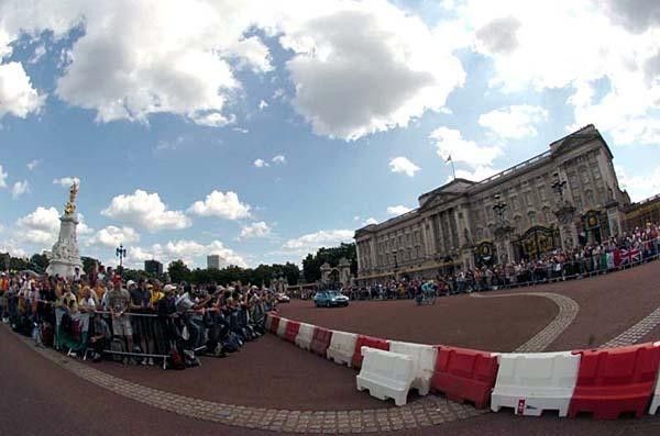 The crowds were five deep.