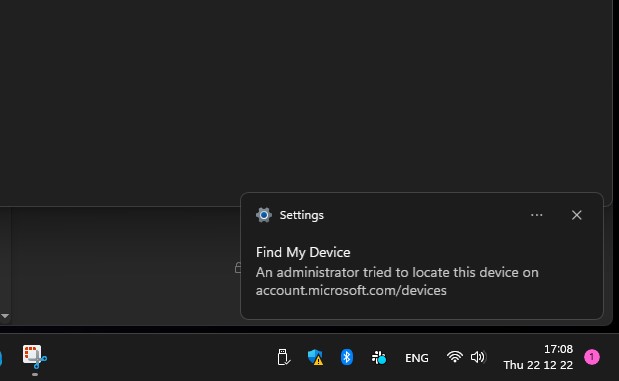 Windows 11 Buscar mi dispositivo