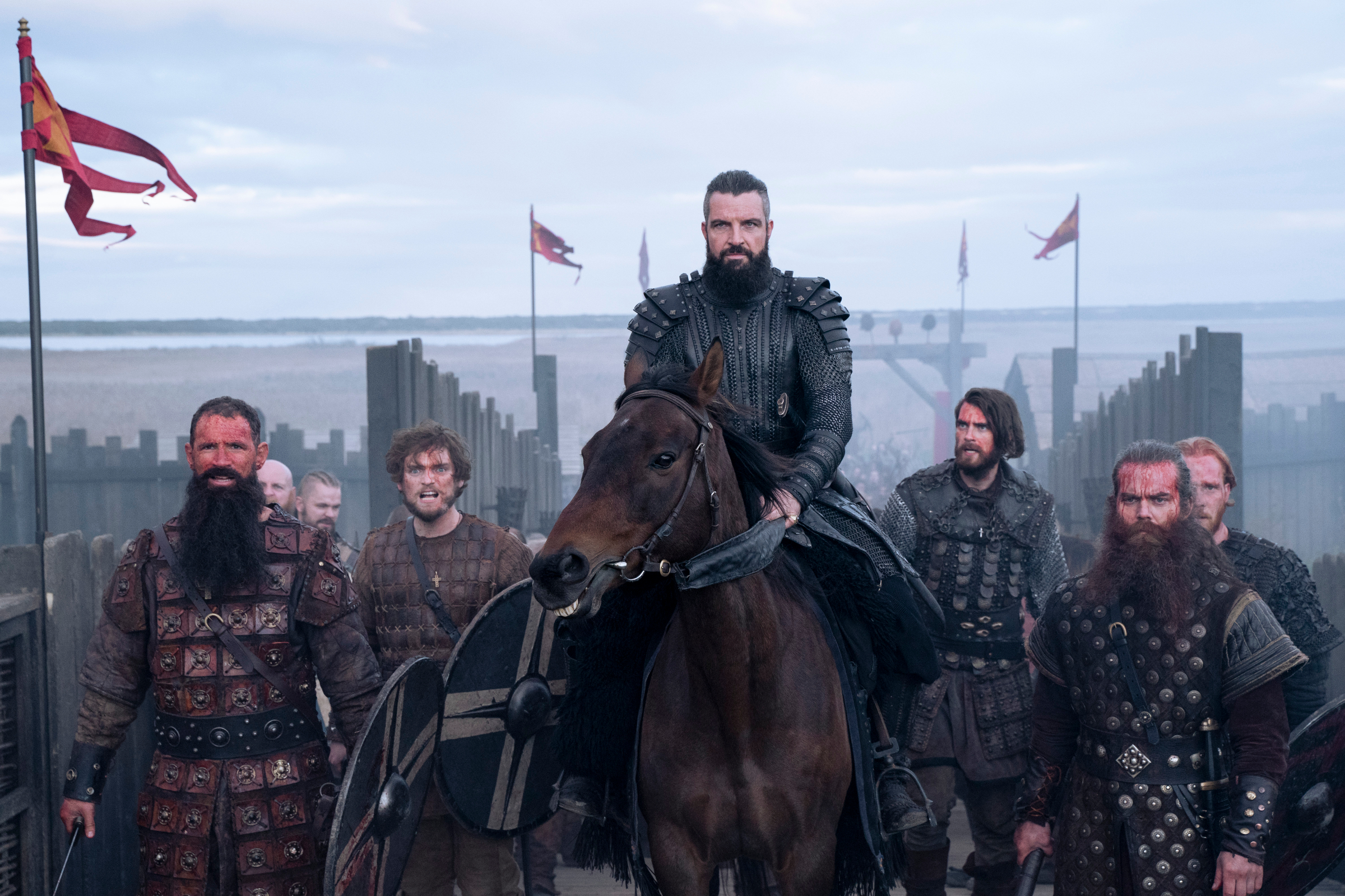 TV tonight - King Canute leads his men into battle.