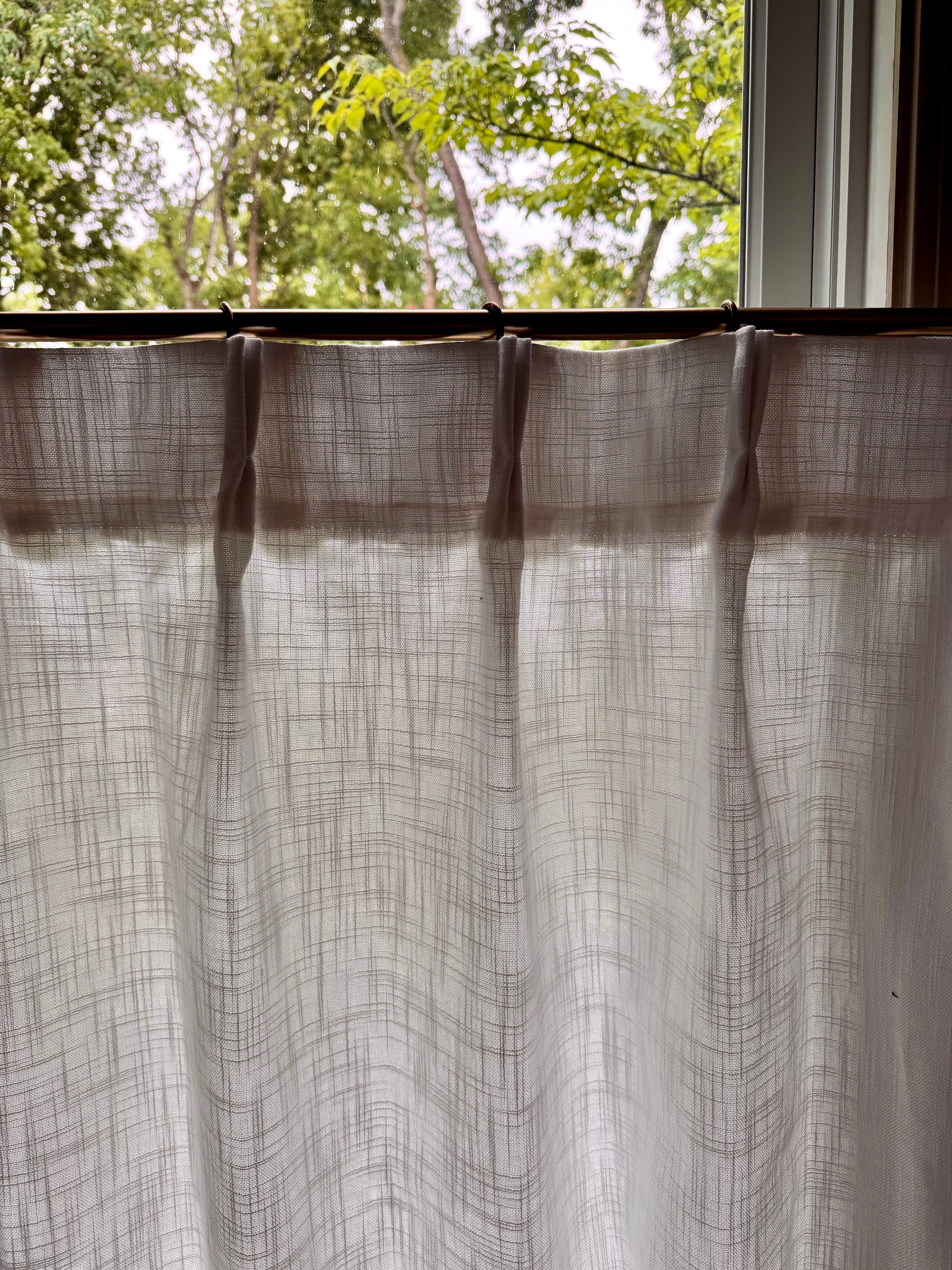 curtains close up