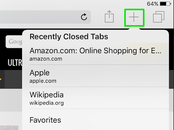 clear recently closed tabs