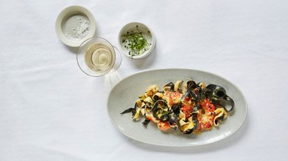 Squid ink pasta