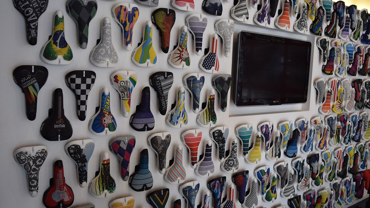 Selle Italia's Net saddles are completely customisable for consumers