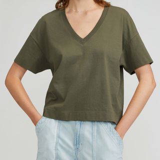 Everlane Slouchy V-Neck