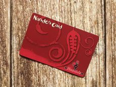 A photo of the Red Nando's Loyalty Card