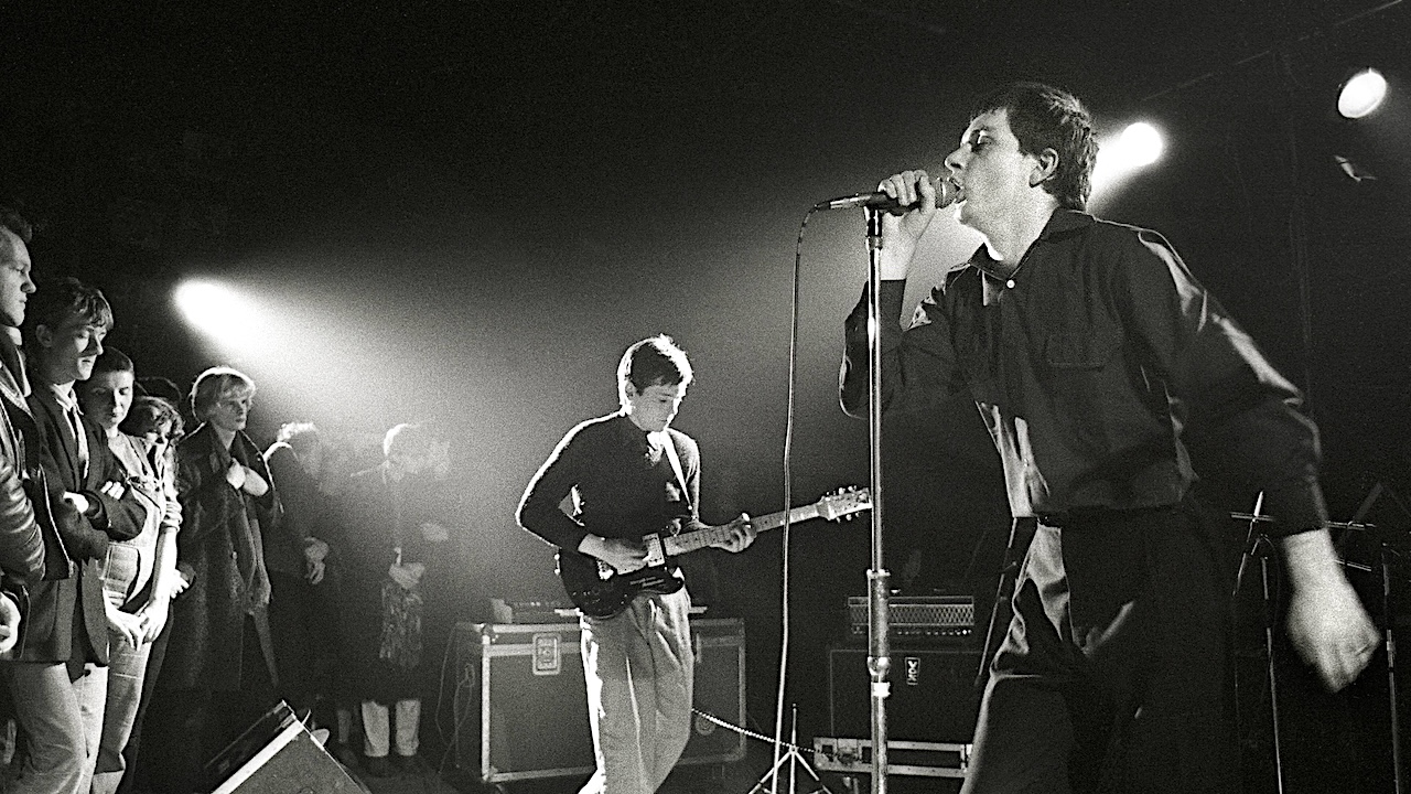 Joy Division performing live in Rotterdam, Holland