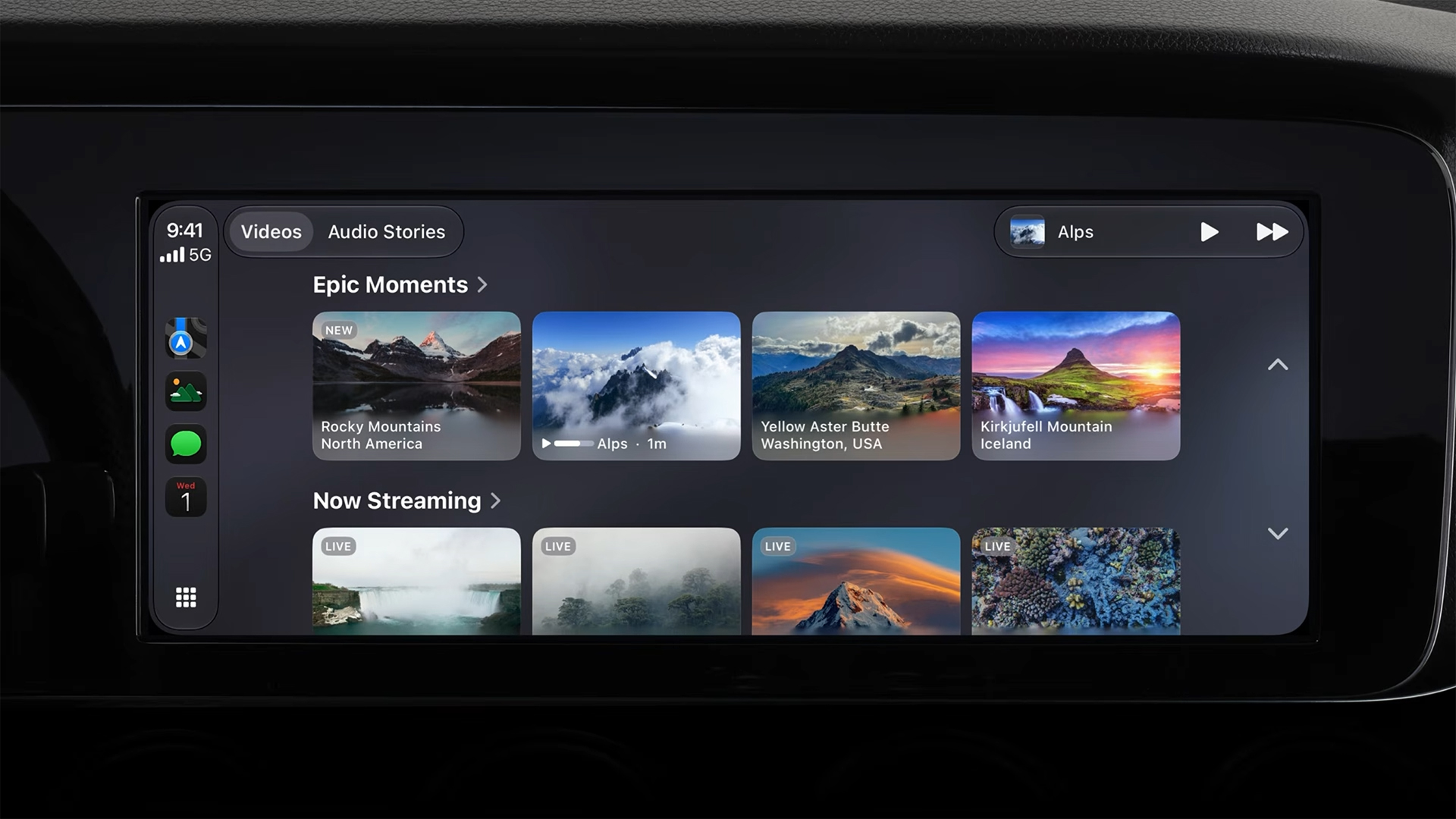 Video in Apple CarPlay