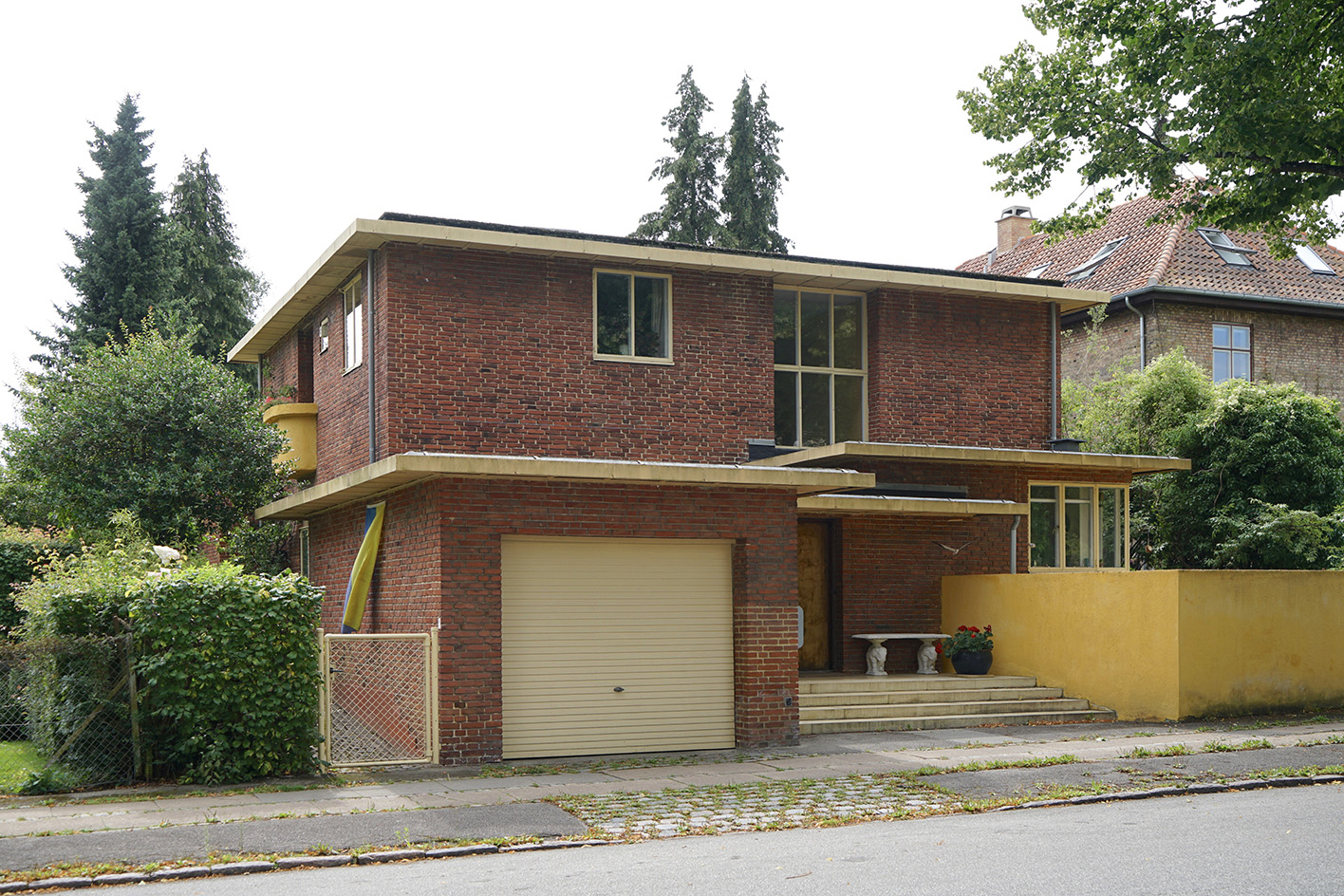 Oscar Alfred Borum House exterior street view of brick facade