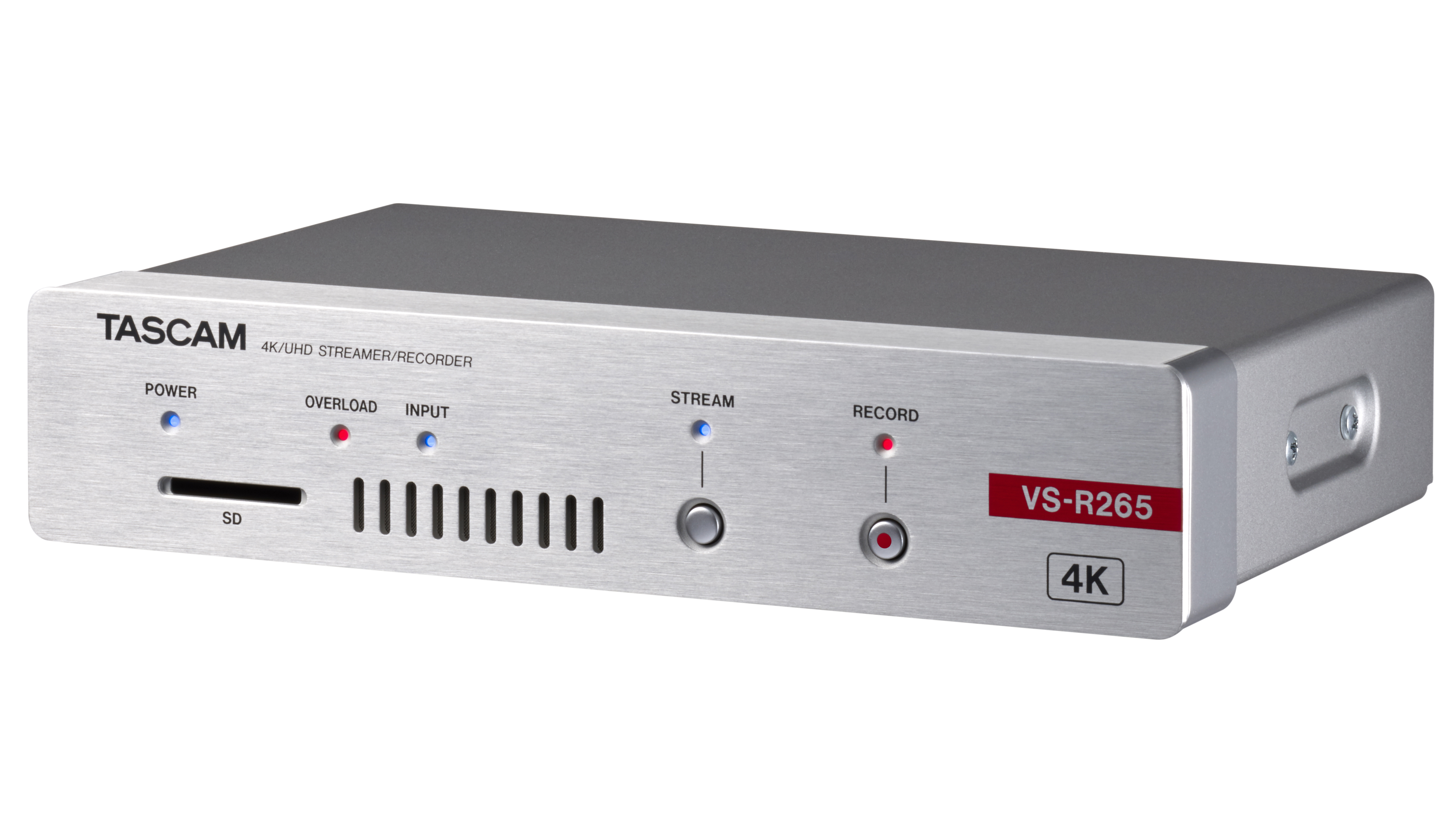 The VS-R265 4K live stream encoder addresses the growing demand for an external stand-alone encoder for 4K live streaming environments.