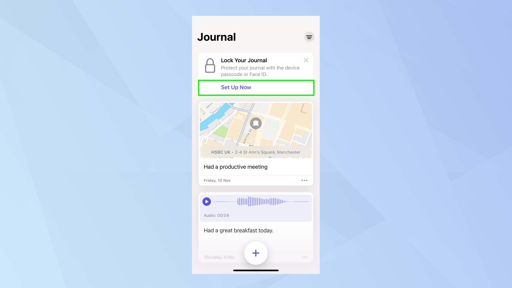 كيفية استخدام تطبيق iOS 17.2 Journal