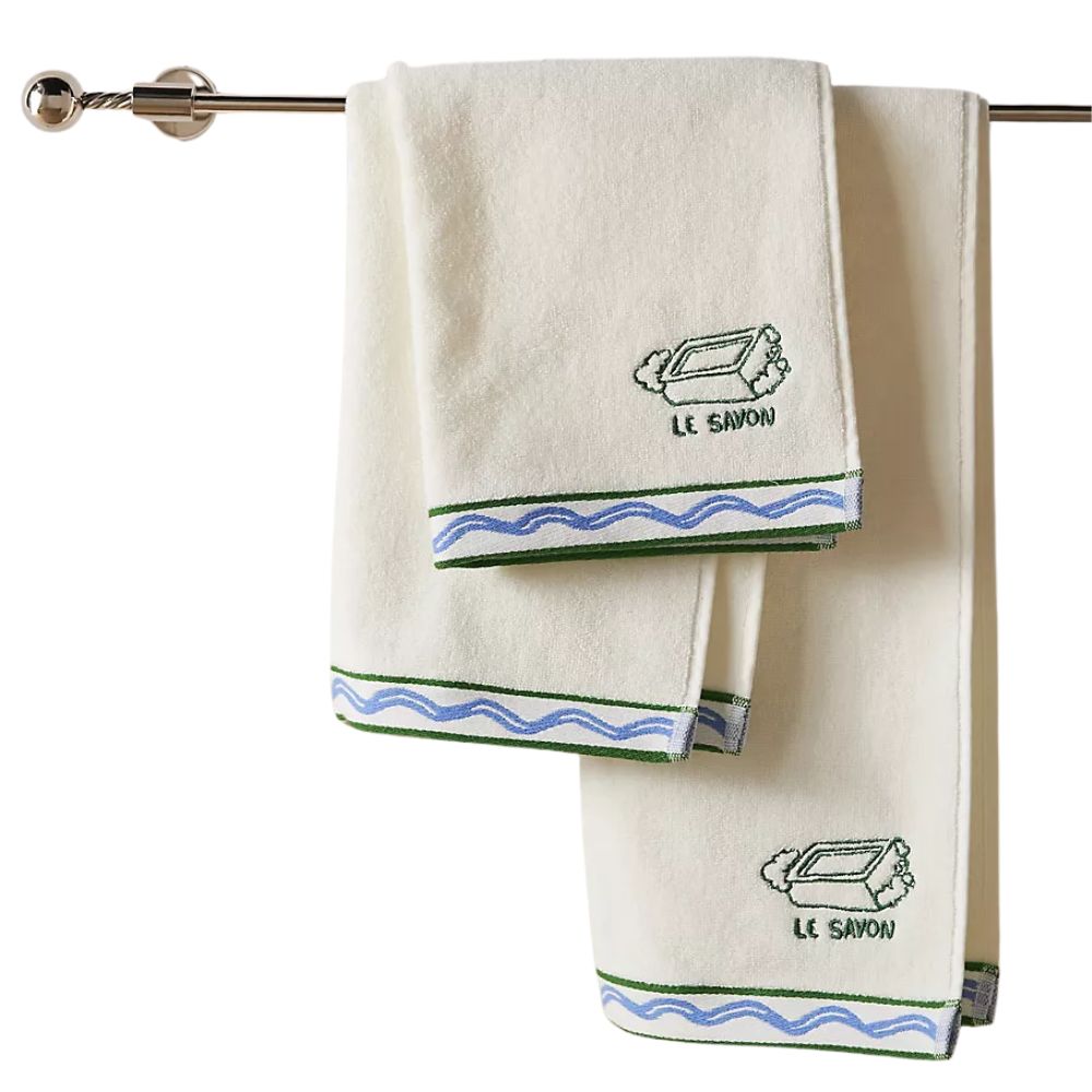 Minnie Cotton Embroidered Icon Hand Towel