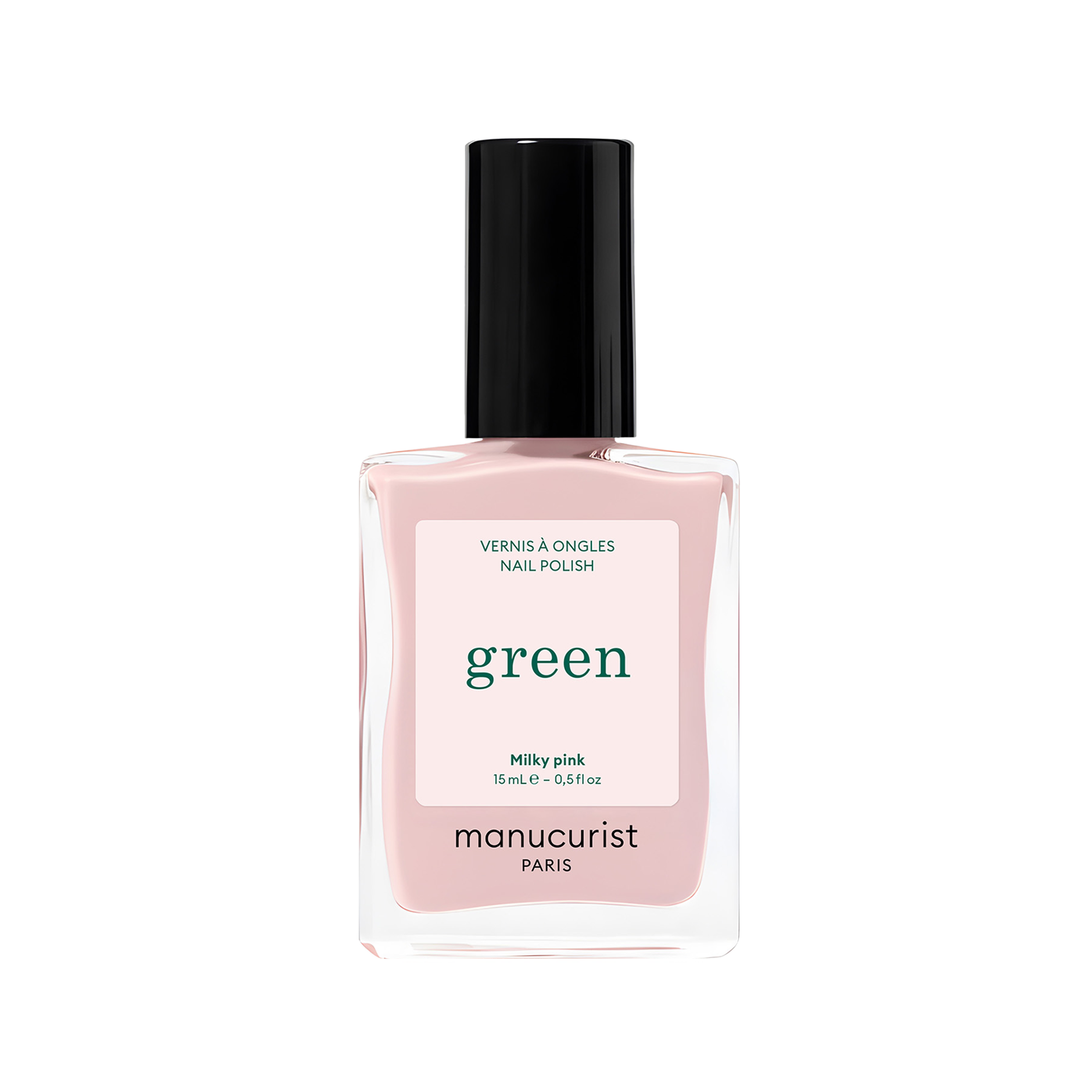 Green Nail Polish, Quick Dry, Non-Toxic Nail Polish With Gel-Like Finish - Milky Pink (a Baby Milky Pink)