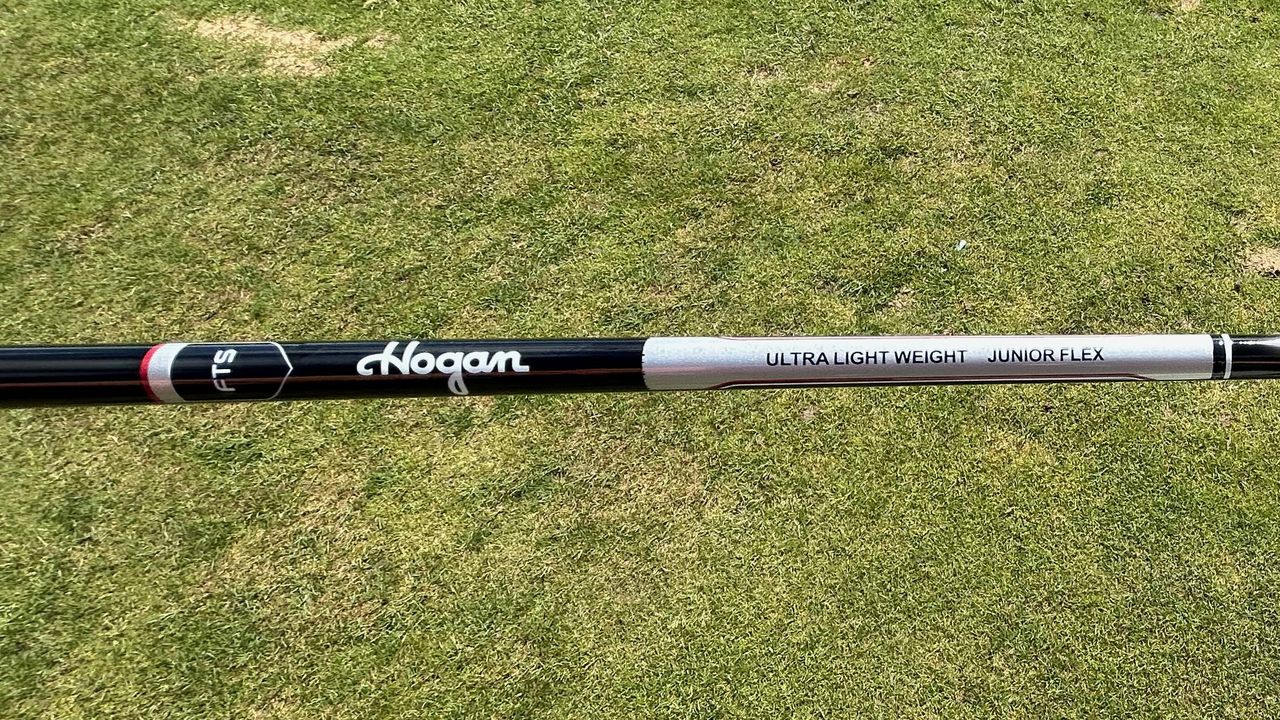 Photo of the shafts of the Hogan FTS Junior package set