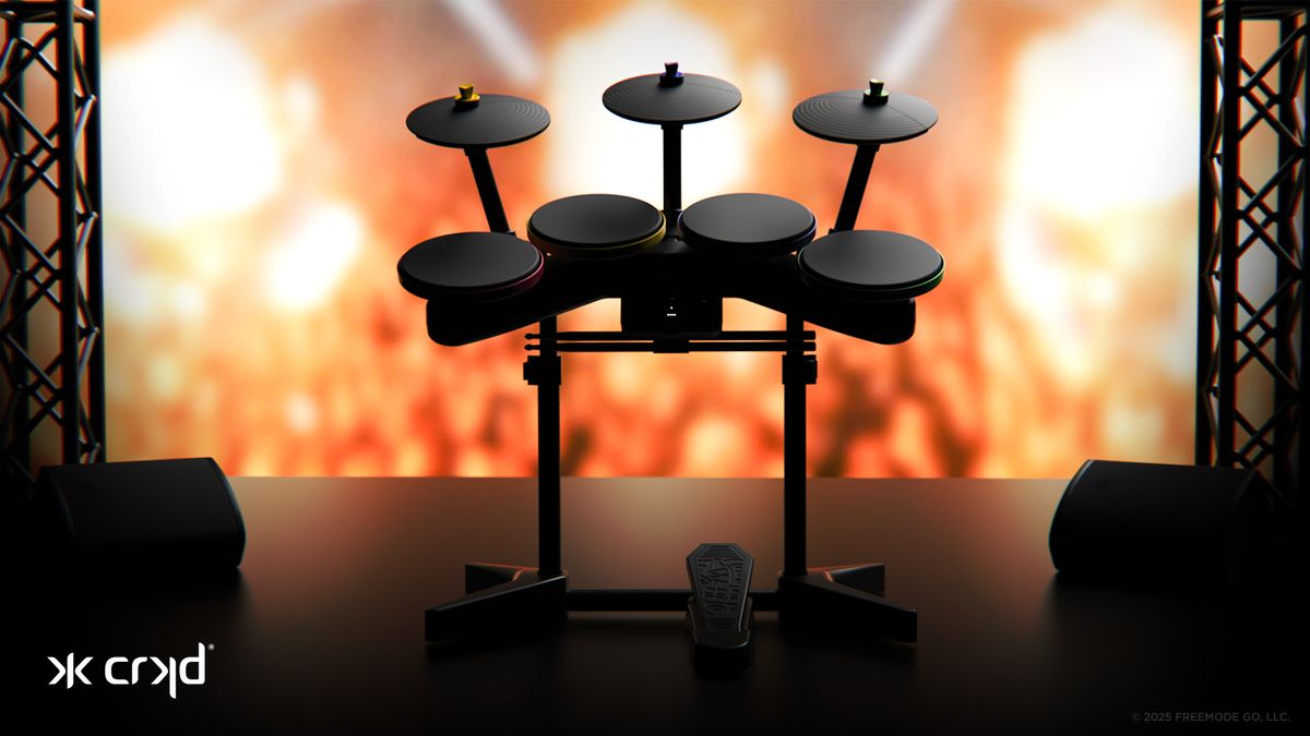 CRKD is teasing a new drum kit controller to help recapture the glory of the Rock Band days