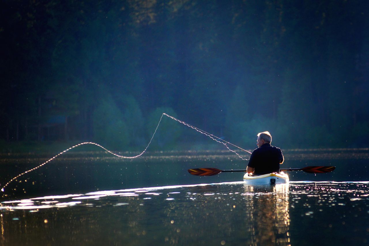 Going fishing.