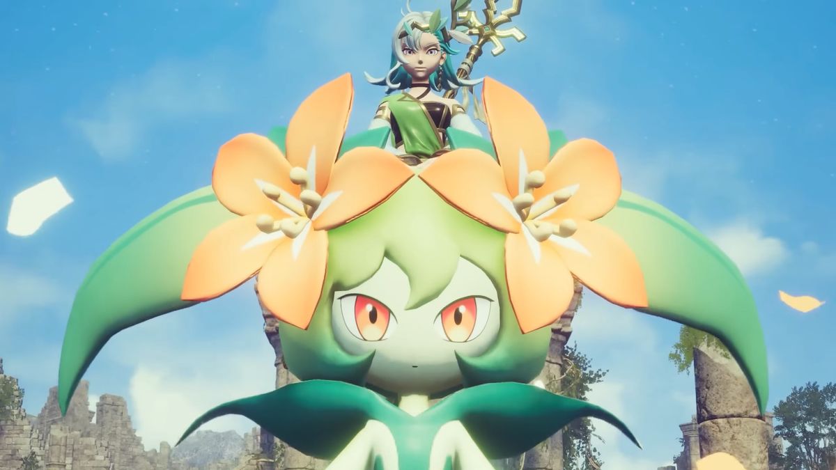 Screengrabs from Palworld 1.0 trailer