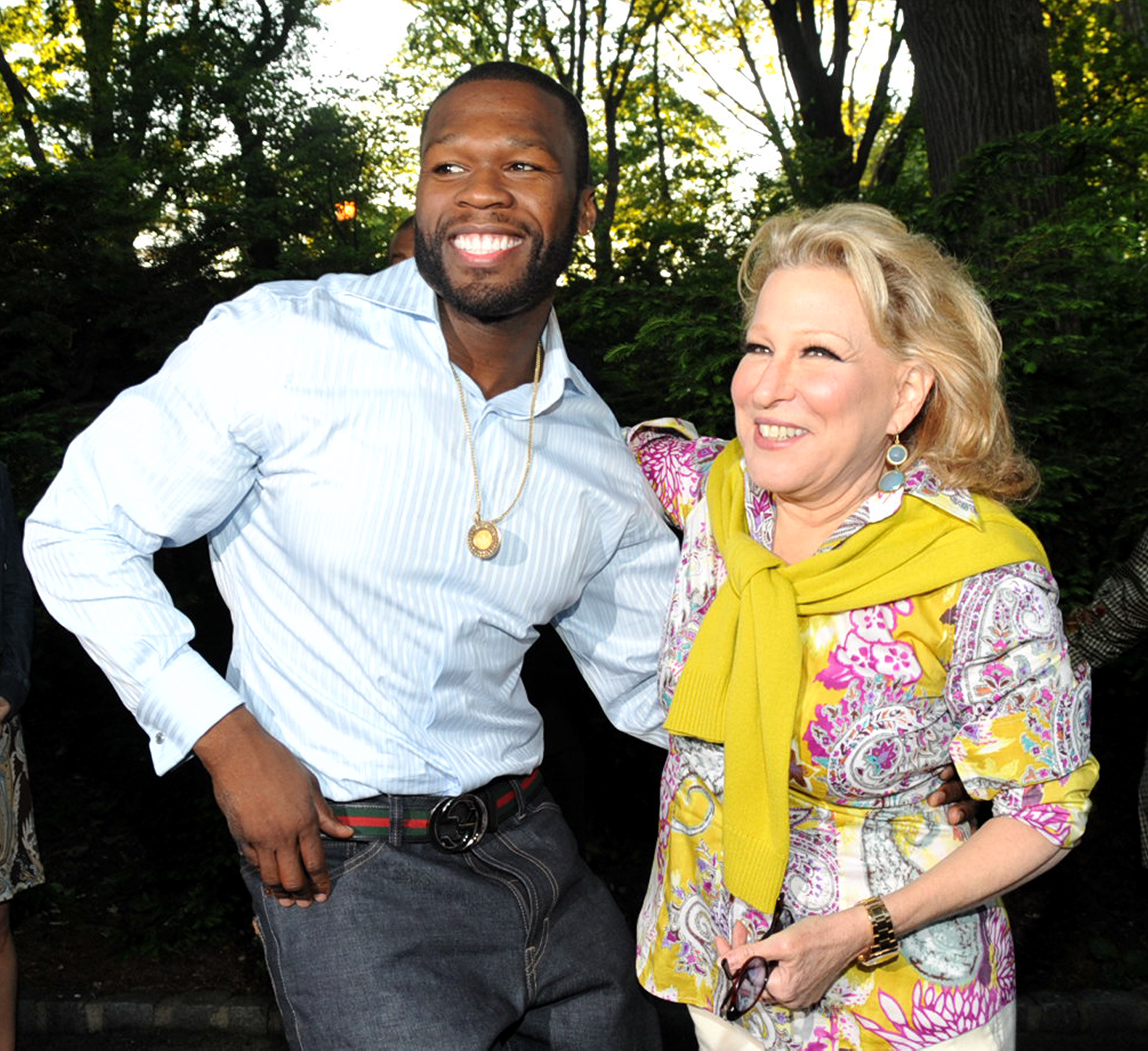 bffs - 50 Cent and Bette Midler