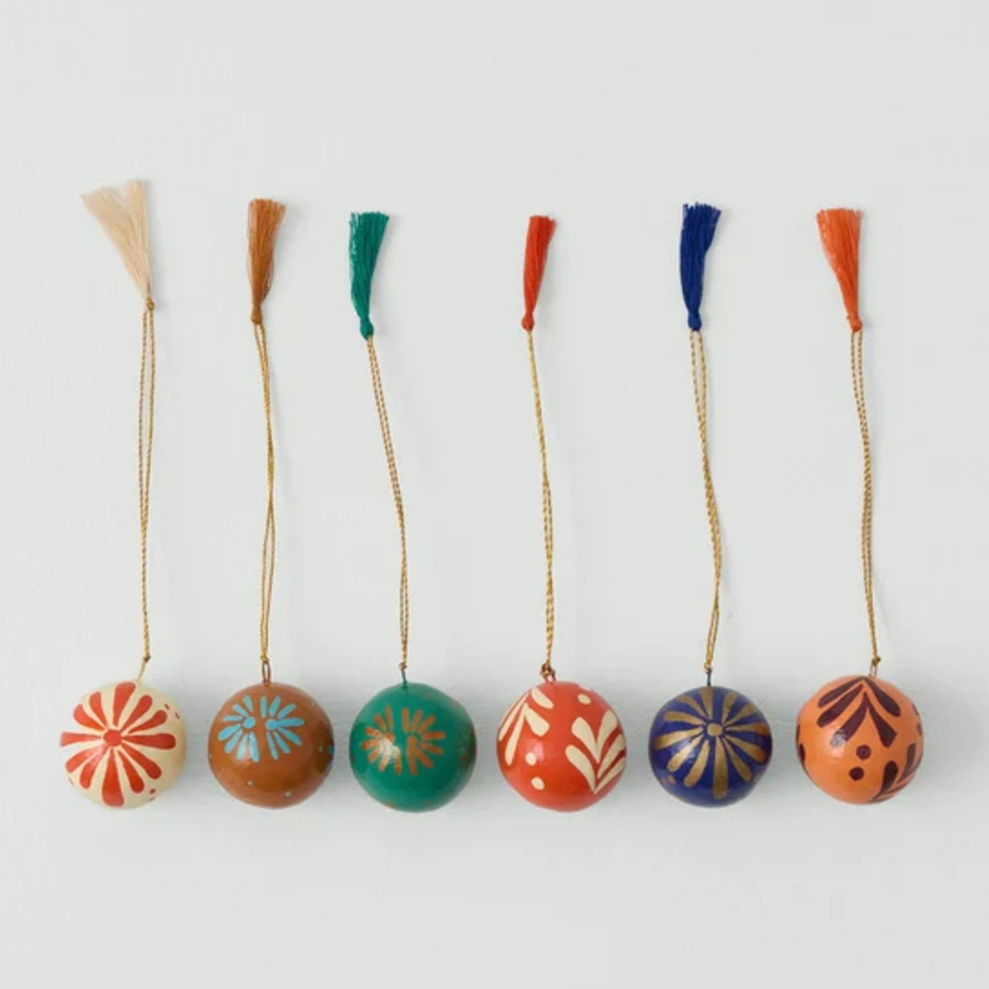 Toast Mini Hand Painted Bauble Set