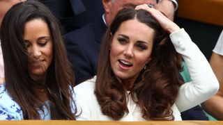 Kate Middleton's loose white Wimbledon dress