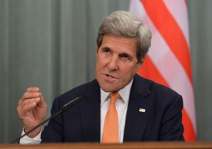 John Kerry hopes for "peace" in Turkey.
