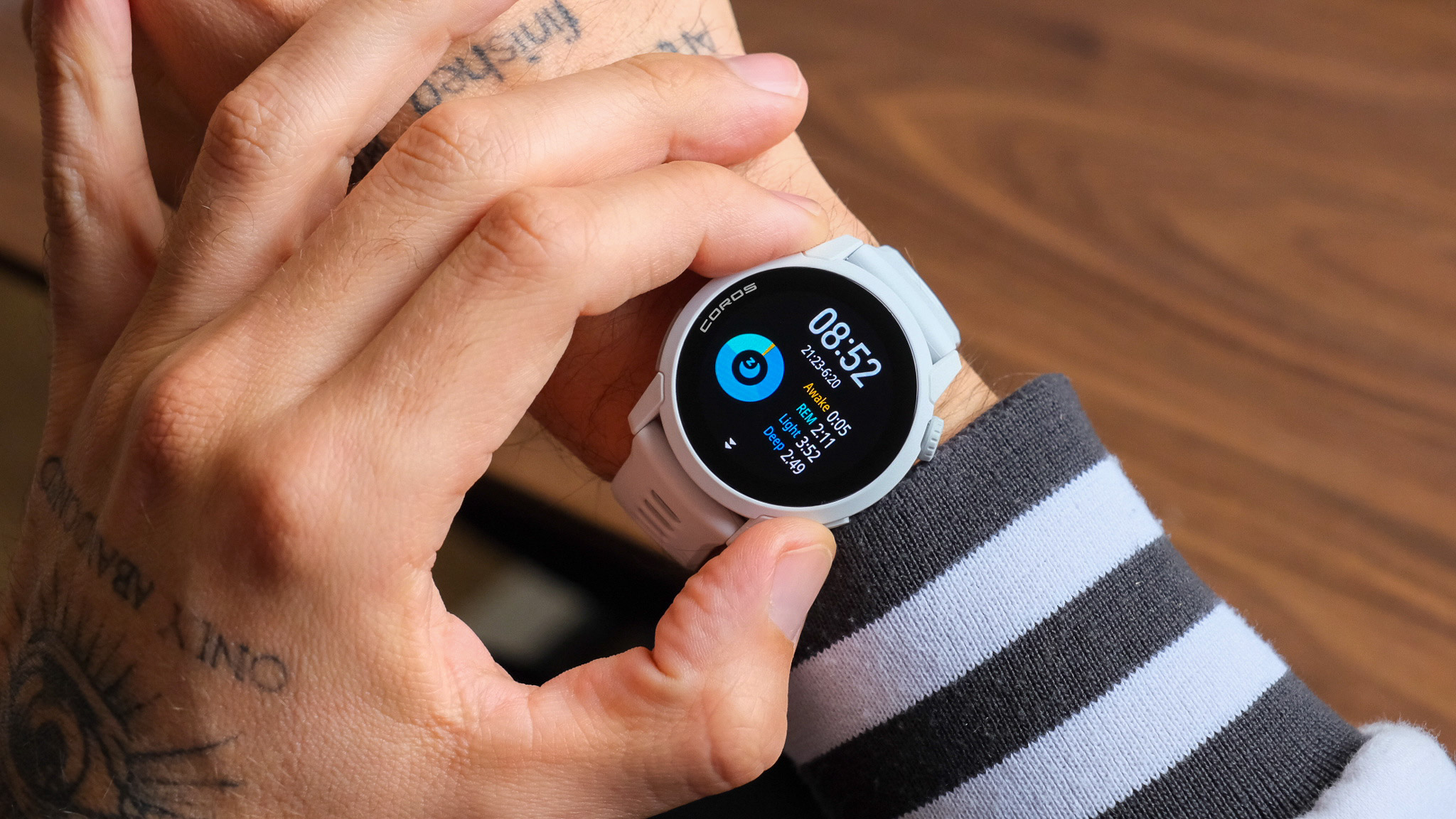 Coros Pace 4 on wrist