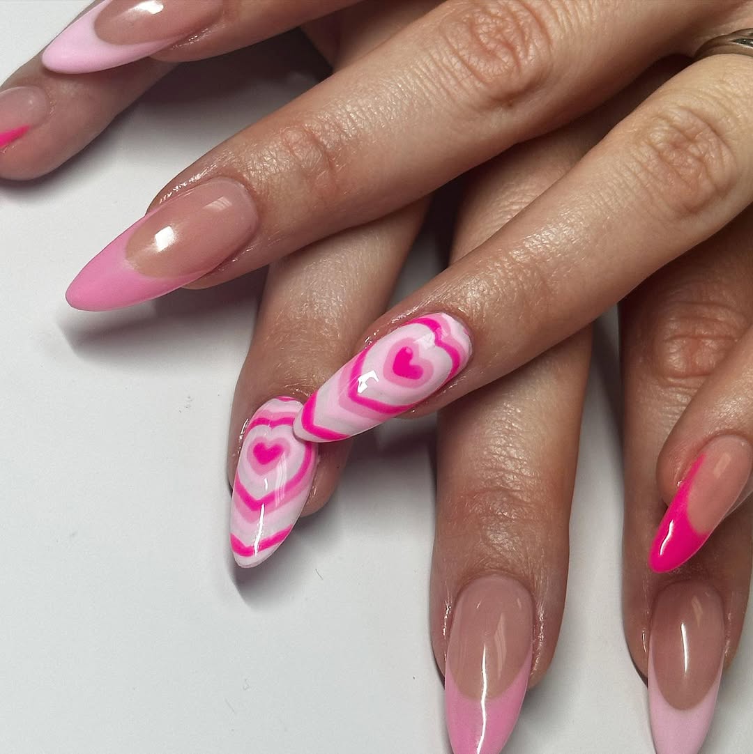pink nails