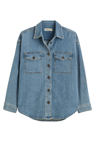 Madewell Denim Long-Sleeve Button-Up Shirt 