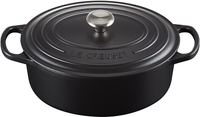 Le Creuset Signature Enamelled Cast Iron Oval Casserole Dish With Lid - View at Amazon