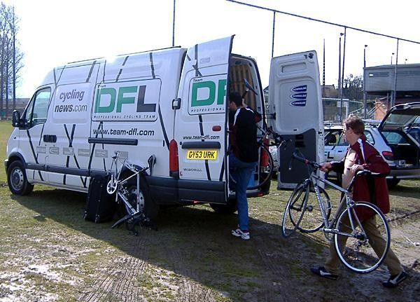 Getting the van loaded