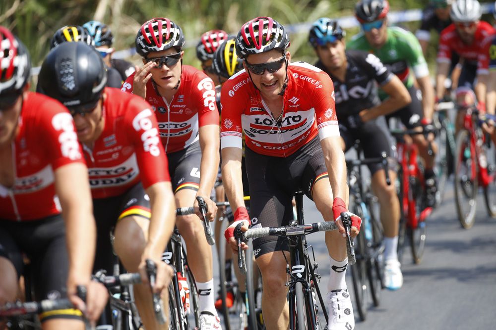 Tim Wellens (Lotto Soudal) was happy to stay in the race lead