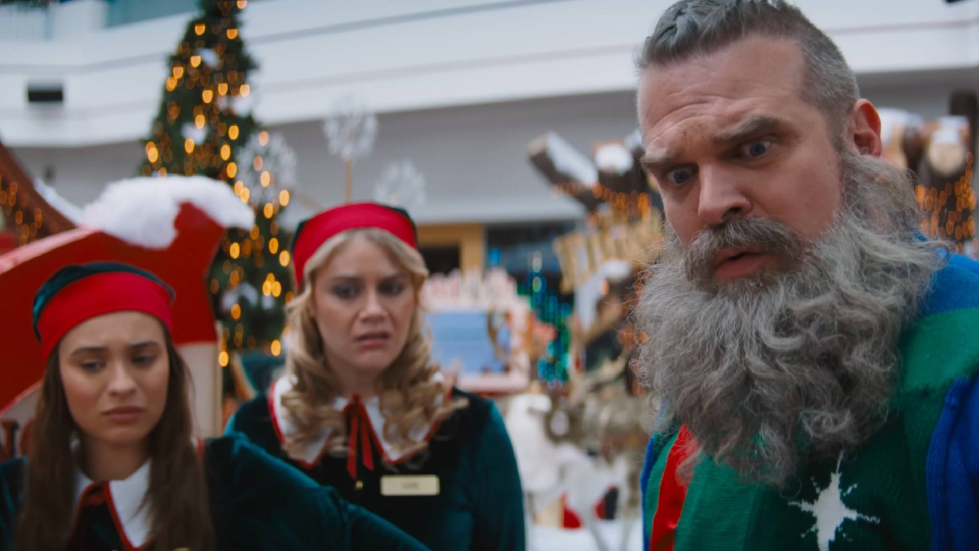 David Harbour as Santa Claus in Violent Night 2