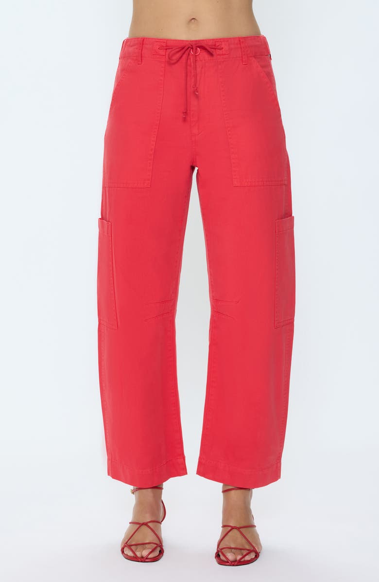 Sabrina High Waist Barrel Twill Utility Pants