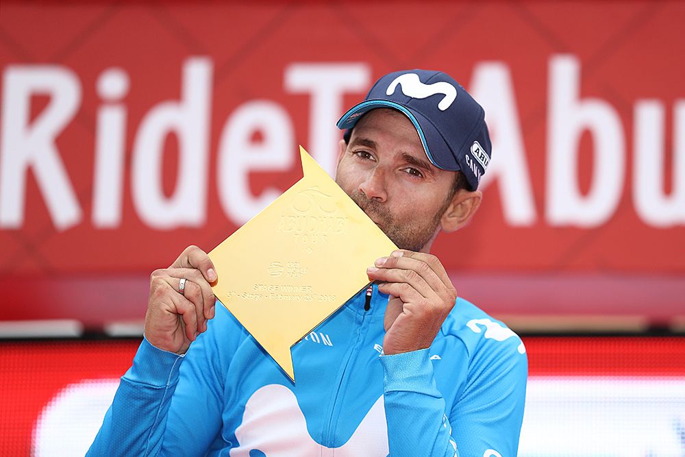 Alejandro Valverde (Movistar) wins final stage and overall at Abu Dhabi Tour