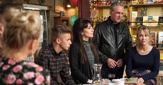 Megan advises Frank Clayton not to give up on his family without a fight and he gatecrashes David’s birthday celebrations. Will Tracy Metcalfe and Vanessa Woodfield find it in their hearts to forgive him once again in Emmerdale.