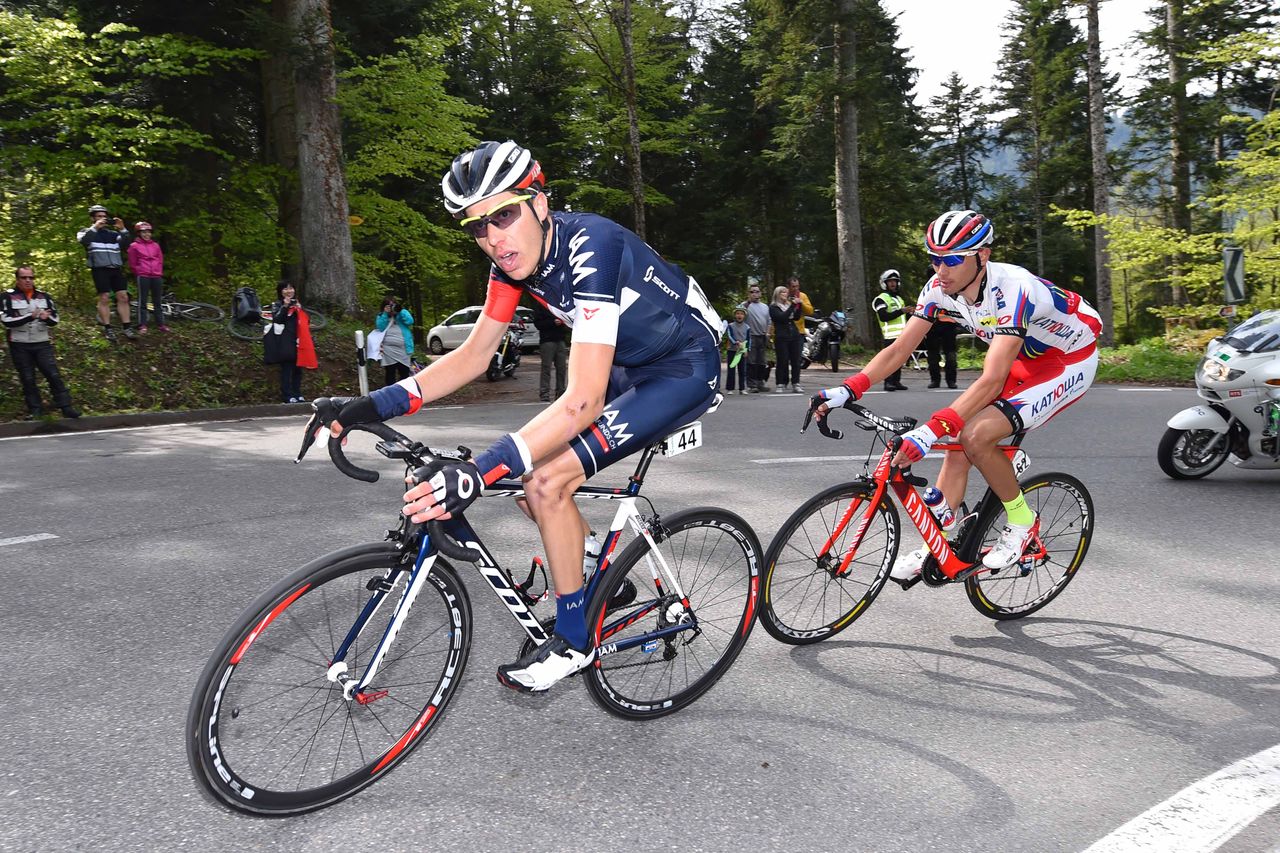 Jonathan Fumeaux (IAM Cycling) and Maxim Belkov (Katusha) animated the day's racing.