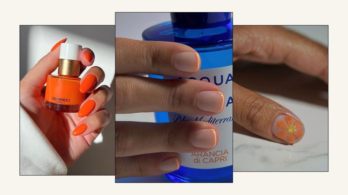 Orange Nails Are All I Want to Wear Right Now—17 Designs I've Screenshotted
