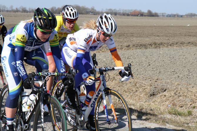 Jolanda Neff (Rabo Women) leads the group