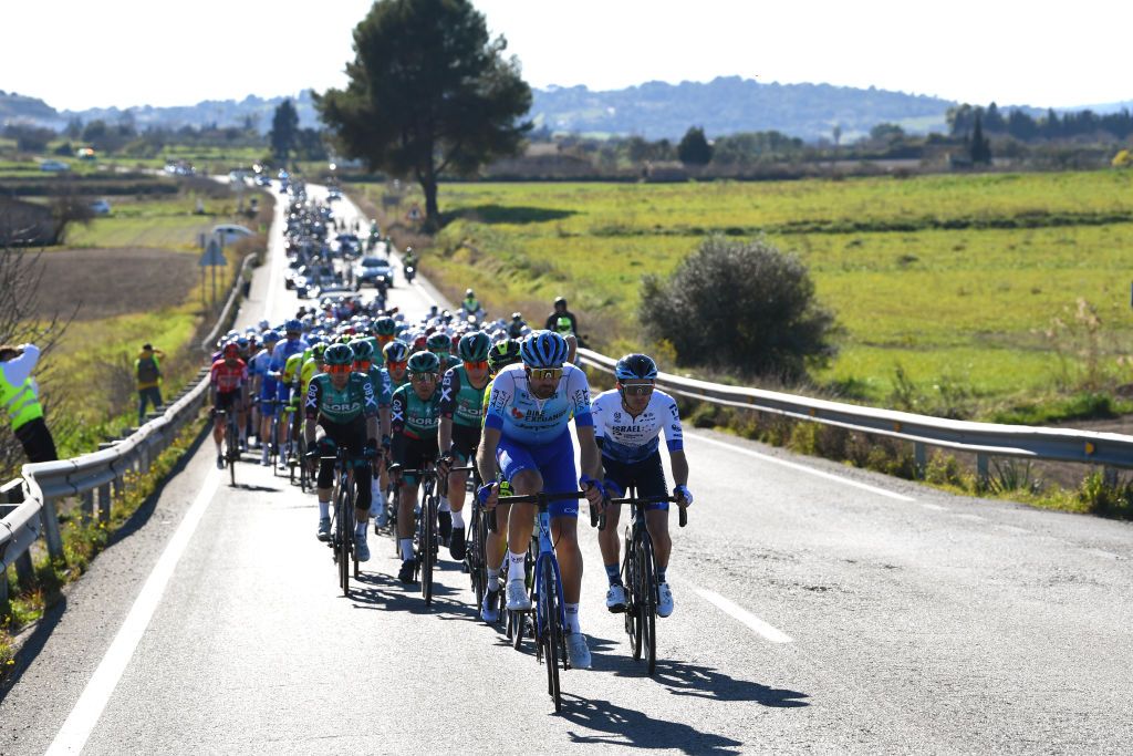 Sam Bewley lead the Challenge Mallorca peloton