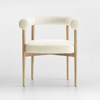 Mazz Boucle Dining Chair by Leanne Ford