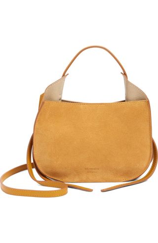 Mini Helene Leather Hobo Bag