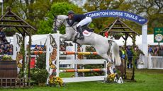 Burghley Horse Trials result: Oliver Townend and Ballaghmor Class in the showjumping at Badminton Horse Trials