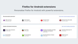 Firefox extensions