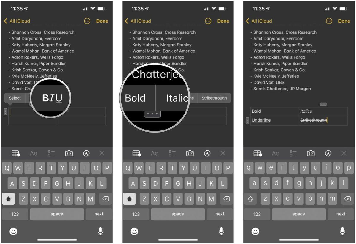 How to use tables in Notes on iPhone and iPad iMore